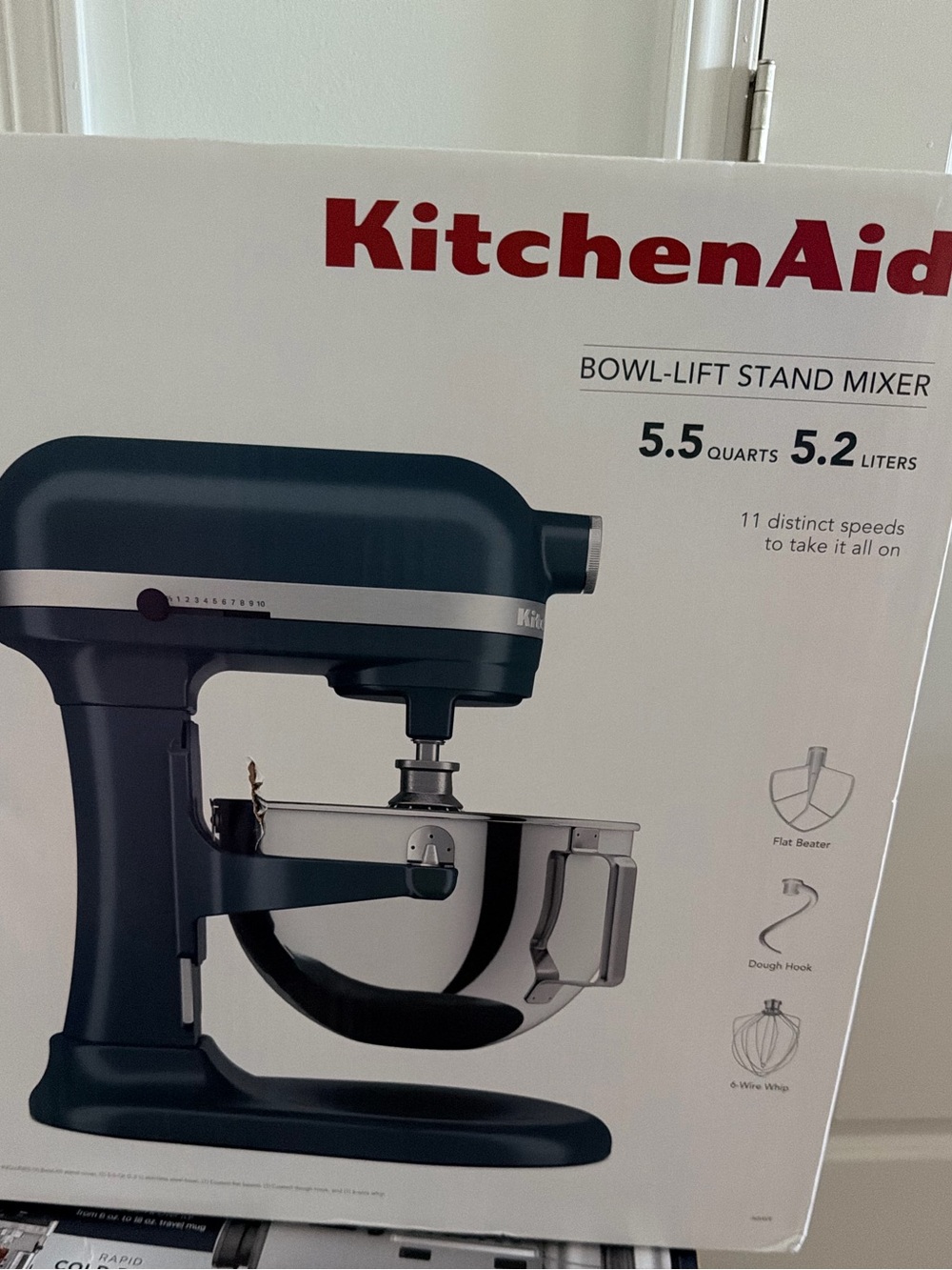 KitchenAid Bowl-Lift Stand Mixer in Deep Teal and Silver